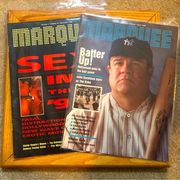 Canadian Movie Magazine Marquee - How great would these look in the movie room? - Picture 1 of 9